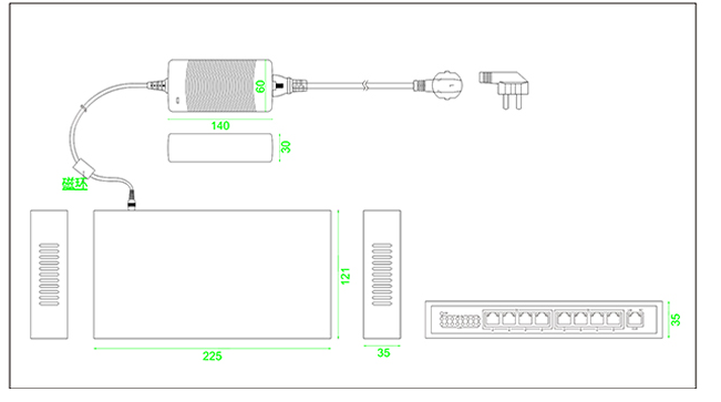 AP8WR-8+2口POE交换机(图3)